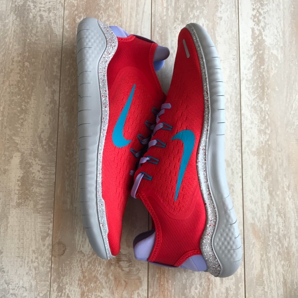 Nwt Nike ID Free RN 2018 Red Custom - Picture 5 of 8